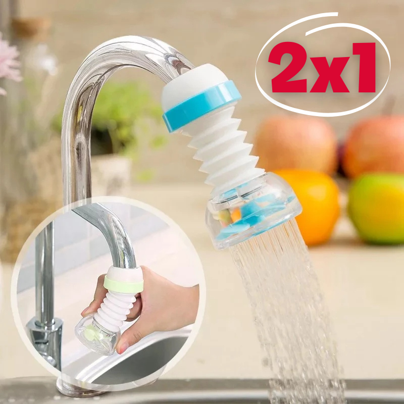 2x1 Filtro360™ | Grifo giratorio y purificador de agua